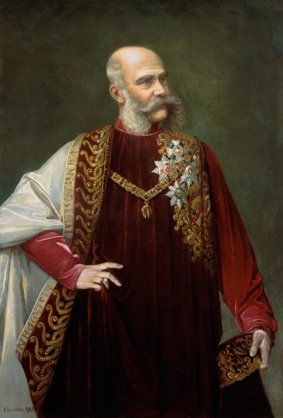 Portrait emperor Franz Joseph. from Johann Herrman