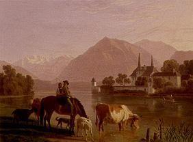 Countryside at the Thunersee (Schadau)