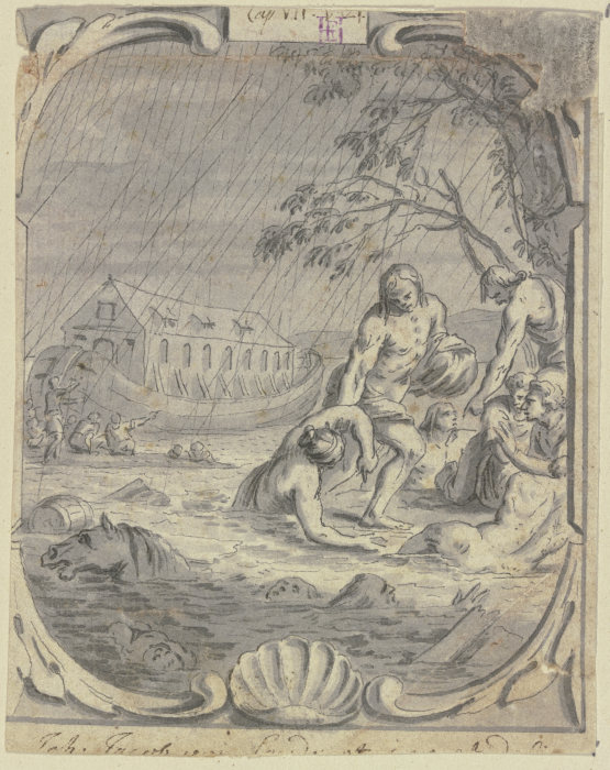 The deluge from Johann Jakob von Sandrart