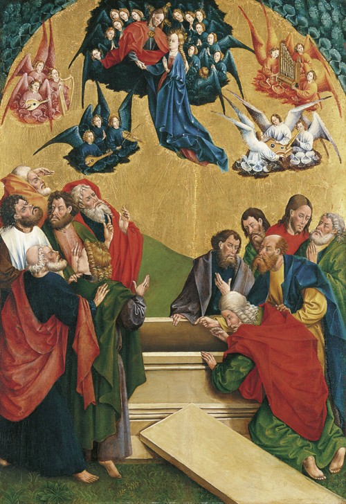 The Assumption of the Virgin from Johann Koerbecke