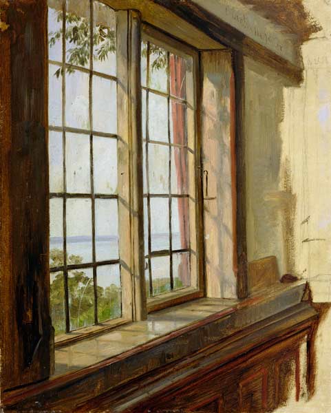 View of the Elbe through a Window from Johann Martin Gensler