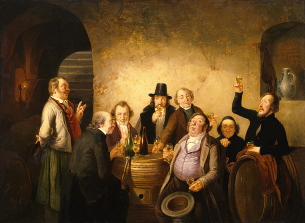 Winetasting from Johann Peter Hasenclever