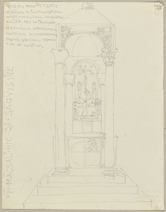 Altar in der Domkirche zu Bolsena, das Eucharistische Wunder darstellend from Johann Ramboux