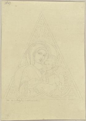 Eine Altartafel von Giotto in der Galerie der Akademie zu Pisa