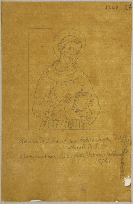 Kopie nach einem Bildnis des heiligen Franziskus from Johann Ramboux