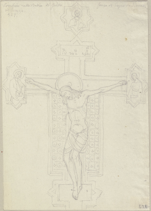 Kruzifix auf Holz in der Badia zu Arezzo from Johann Ramboux