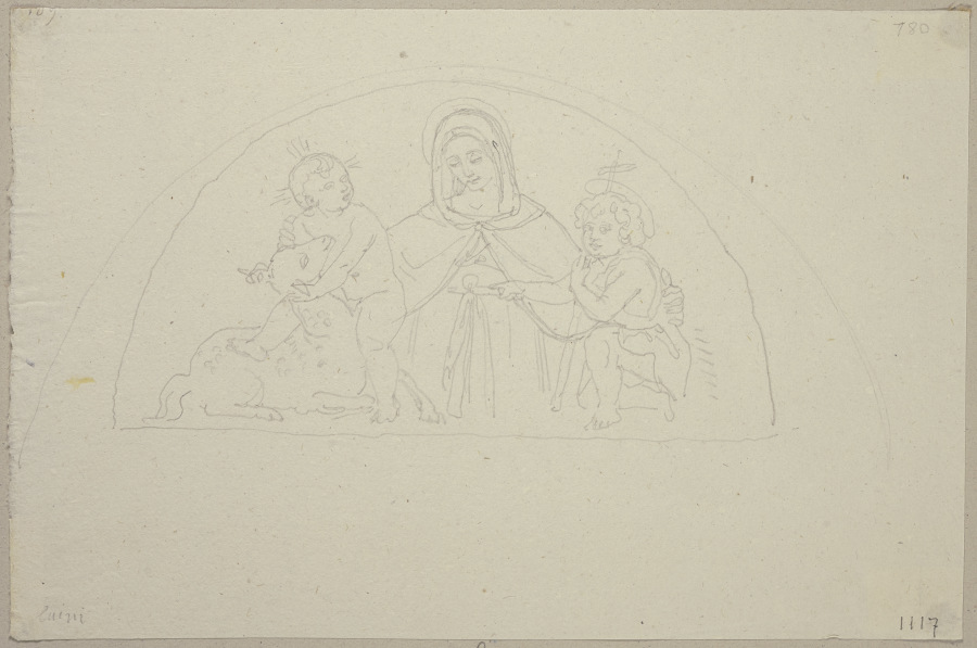 Maria mit dem Jesuskind und dem Johannesknaben from Johann Ramboux