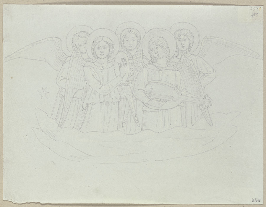 Musizierende Engel, aus einer Maestà zwischen Spello und Foligno
 from Johann Ramboux
