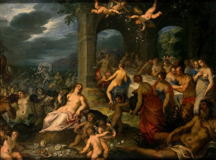 Feast of the Gods (The Marriage of Peleus and Thetis) from Johann Rottenhammer