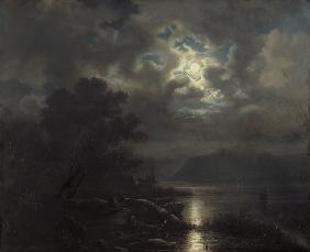 Landscape at moonlight