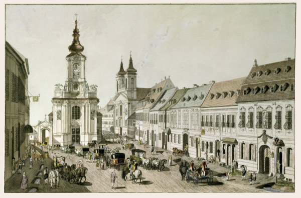 Vienna, St. Nikolai Church from Johann Ziegler