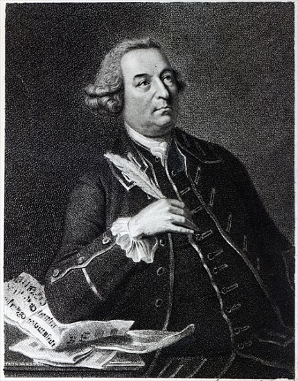Portrait of John Christopher Smith (1712-95), musician and amanuensis of Handel from Johann Zoffany