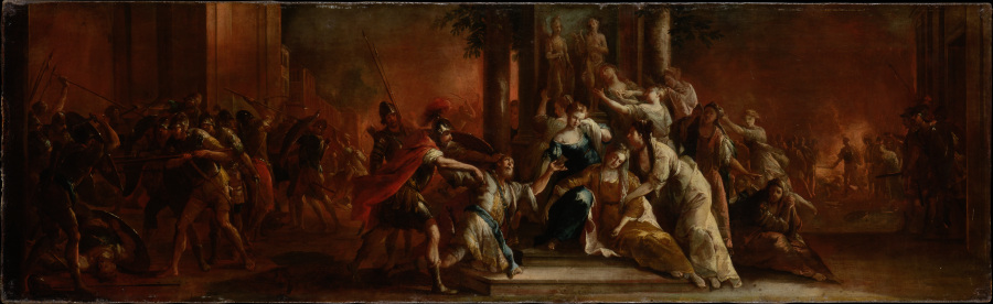 The Death of Priam from Johann Andreas Herrlein