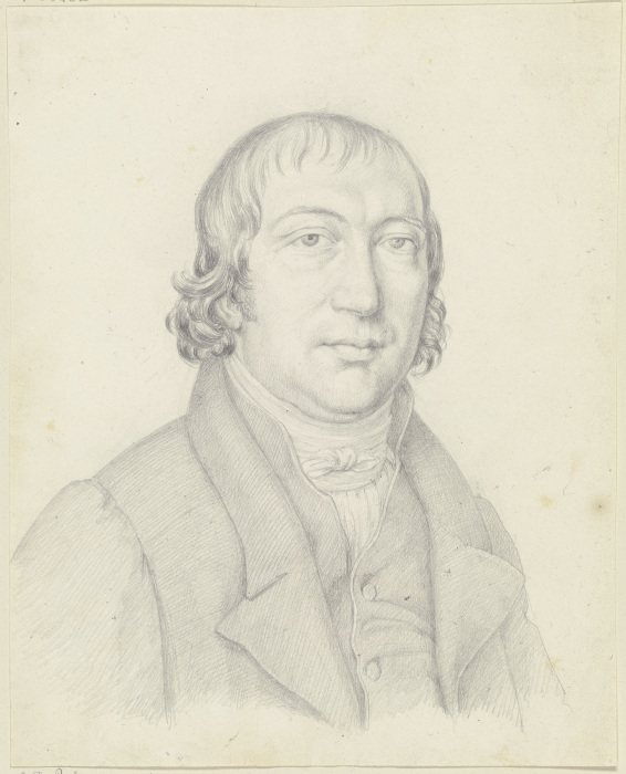 Bildnis L. Manuel, Pfarrer der französisch reformierten Gemeinde zu Frankfurt am Main from Johann David Passavant