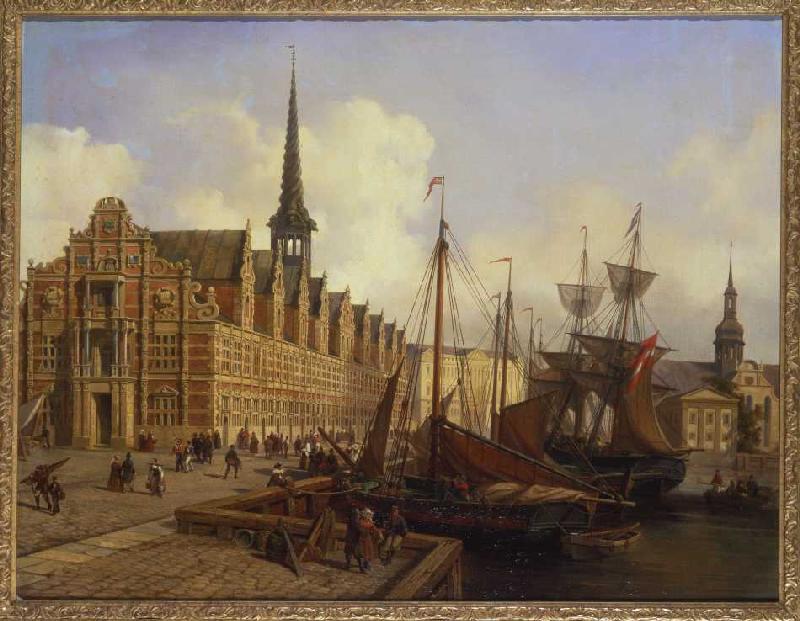 The stock exchange in Copenhagen from Johannes Rutten