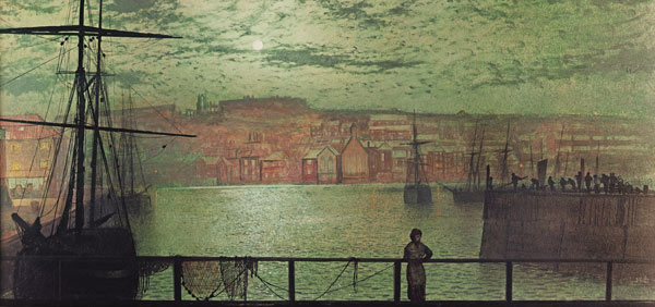 Whitby from Station Quay from John Atkinson Grimshaw