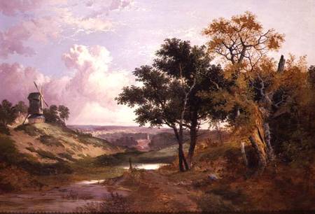 Landscape with a Windmill from John Berney Ladbrooke