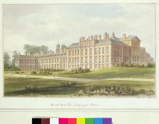 South East View of Kensington Palace, 1826 (w/c on paper) from John Buckler