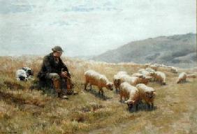 A Shepherd on the South Downs