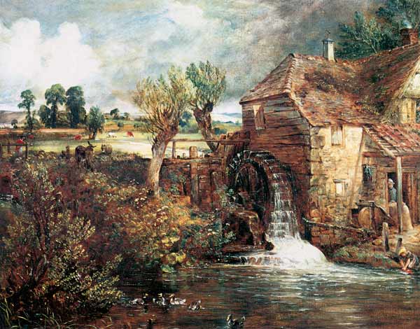 Parham Mill at Gillingham from John Constable