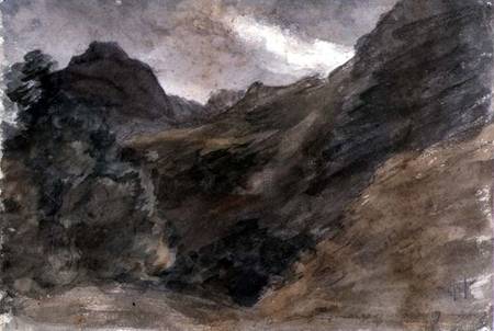Eagle Crag, Borrowdale, 1806, recto) from John Constable