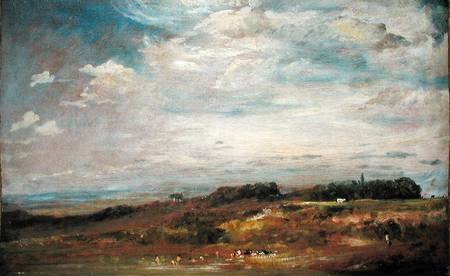 Hampstead Heath with Bathers from John Constable