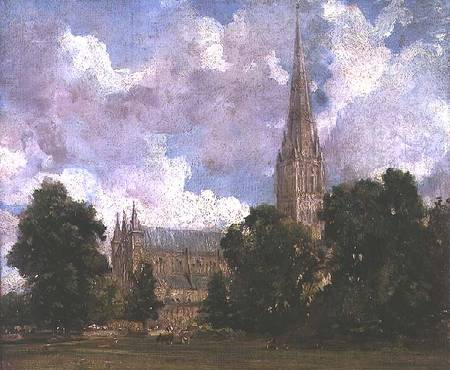 Salisbury Cathedral from the south west from John Constable