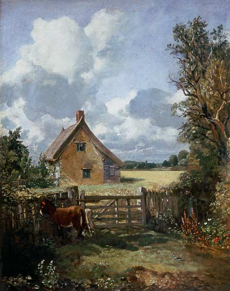 Cottage in a Cornfield from John Constable