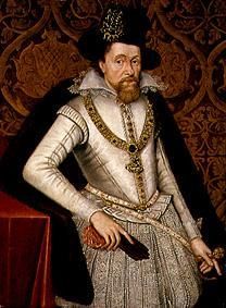 Portrait James VI. of Scotland, king James I. of England. from John de Critz d.Ä.