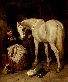At the stable door from John Frederick Herring d.Ä.