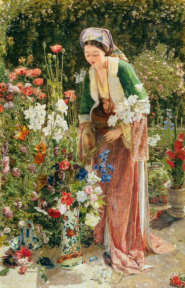 In the Bey's Garden from John Frederick Lewis