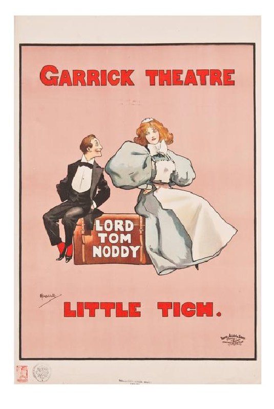 Garrick Theatre. Lord Tom Noddy. Little Tich from John Hassall