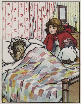 "Why granny, you do look funny!" (colour litho)
