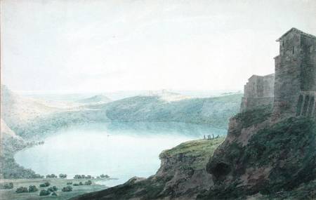 Lake Nemi from John Robert Cozens