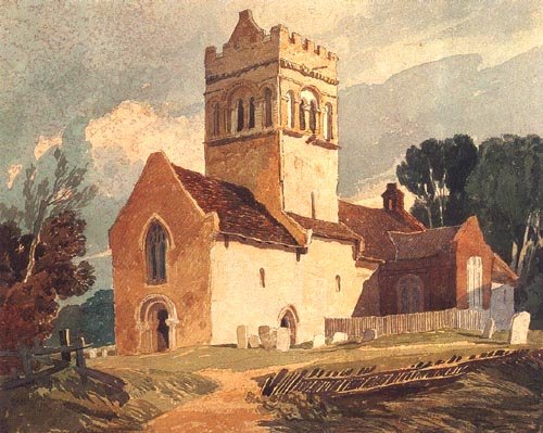 Gillingham church, Norfolk from John Sell Cotman