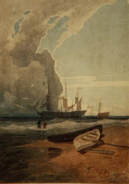 'The Mars', Riding at Anchor off Cromer from John Sell Cotman