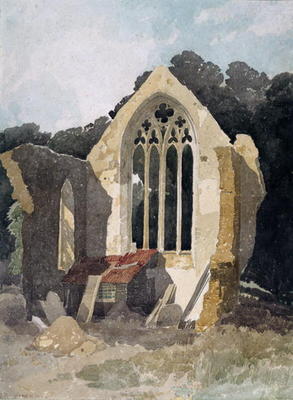 The Refectory at Walsingham Priory (w/c on paper) from John Sell Cotman