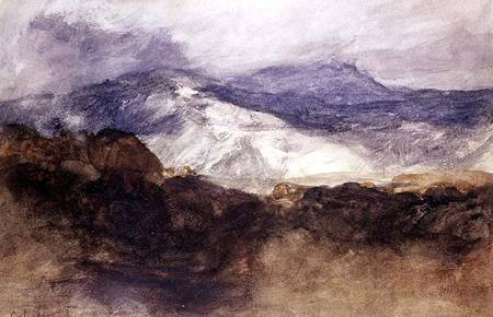 Welsh Mountains from John Sell Cotman