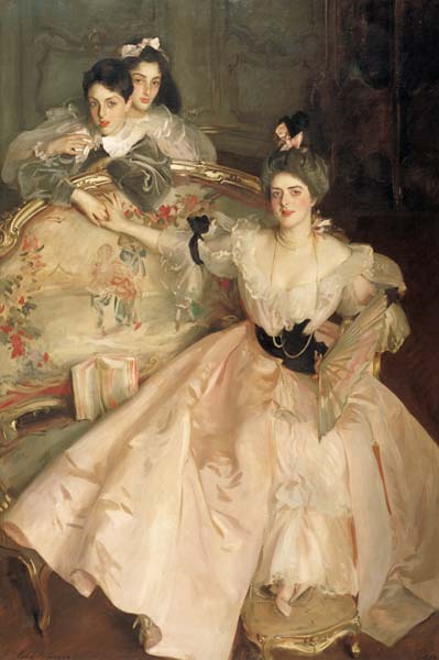 Mrs. Carl Meyer, later Lady Meyer, and her two Children from John Singer Sargent