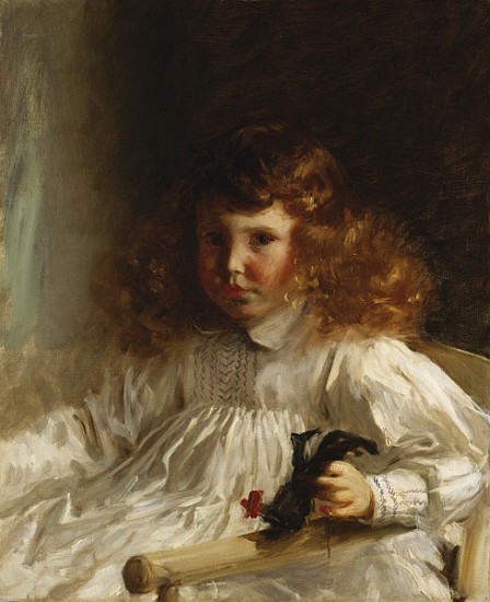 Portrait of Leroy King as a Young Boy from John Singer Sargent