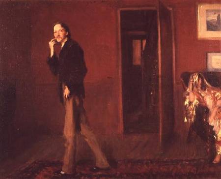 Robert Louis Stevenson and his wife from John Singer Sargent