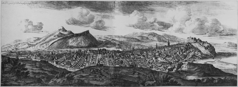 The Prospect of Edinburgh from the North, from ''Theatrum Scotiae'', edition published in 1719 from John Slezer