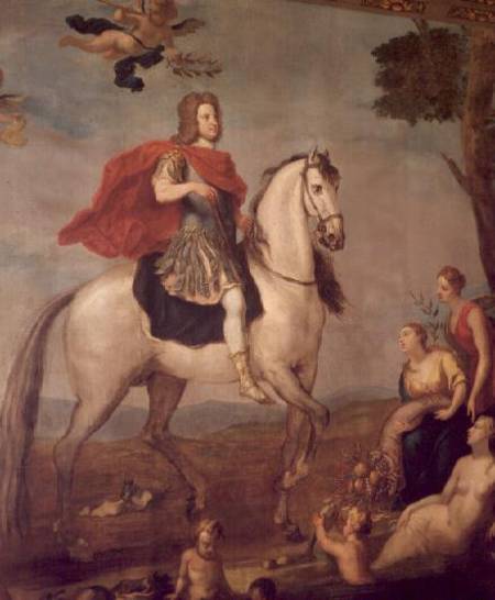 George I on horseback from John Vanderbank
