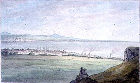 Leith, with Kirkaldy on the coast of Fifeshire from John White Abbott