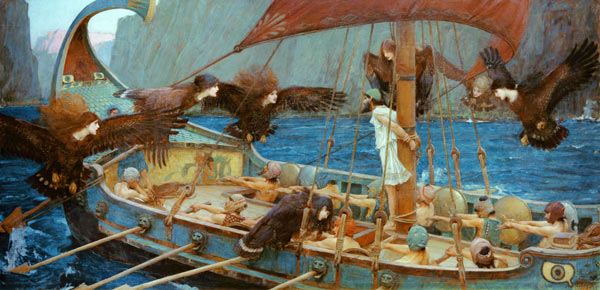 Waterhouse / Ulysses and the Sirens from John William Waterhouse