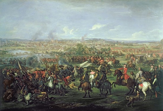 The Battle of Blenheim on the 13th August 1704, c.1743 (see 195676 for detail) from John Wootton