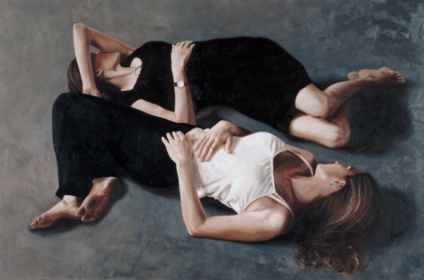 Sisters (oil on canvas board)  from John  Worthington