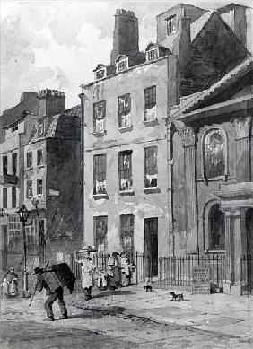 House of Sir Isaac Newton at 35 St Martin''s Street, Leicester Square, London