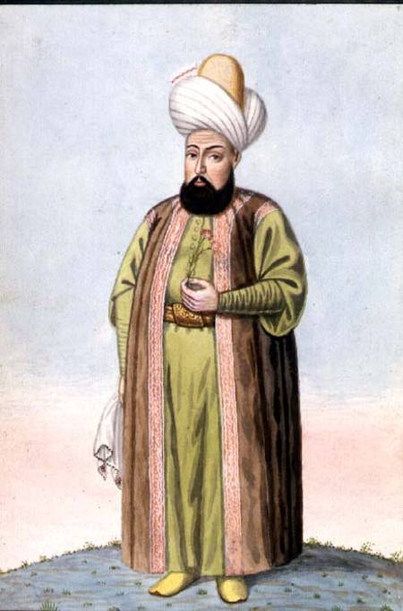 Othman (Osman) I (1259-1326), founder of the Ottoman empire, Sultan 1299-1326, from 'A Series of Por from John Young