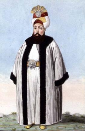 Othman (Osman) III (1699-1757) Sultan 1754-57, from 'A Series of Portraits of the Emperors of Turkey